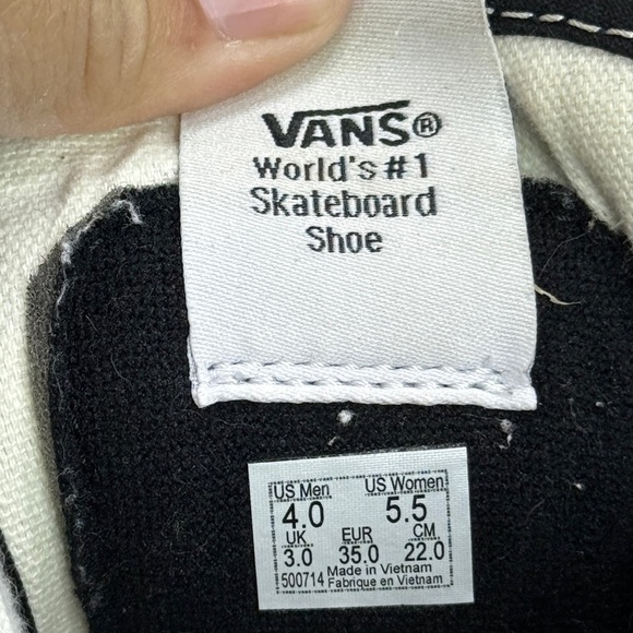 (S0) Vans Off the Wall Sk8 Unisex High-Top Sneakers,Sz 5.5 Women's, Size 4 Men's - Picture 5 of 10